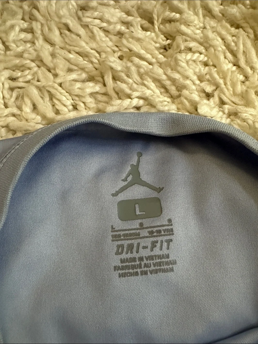 Nike Air Jordan Blue Shirt